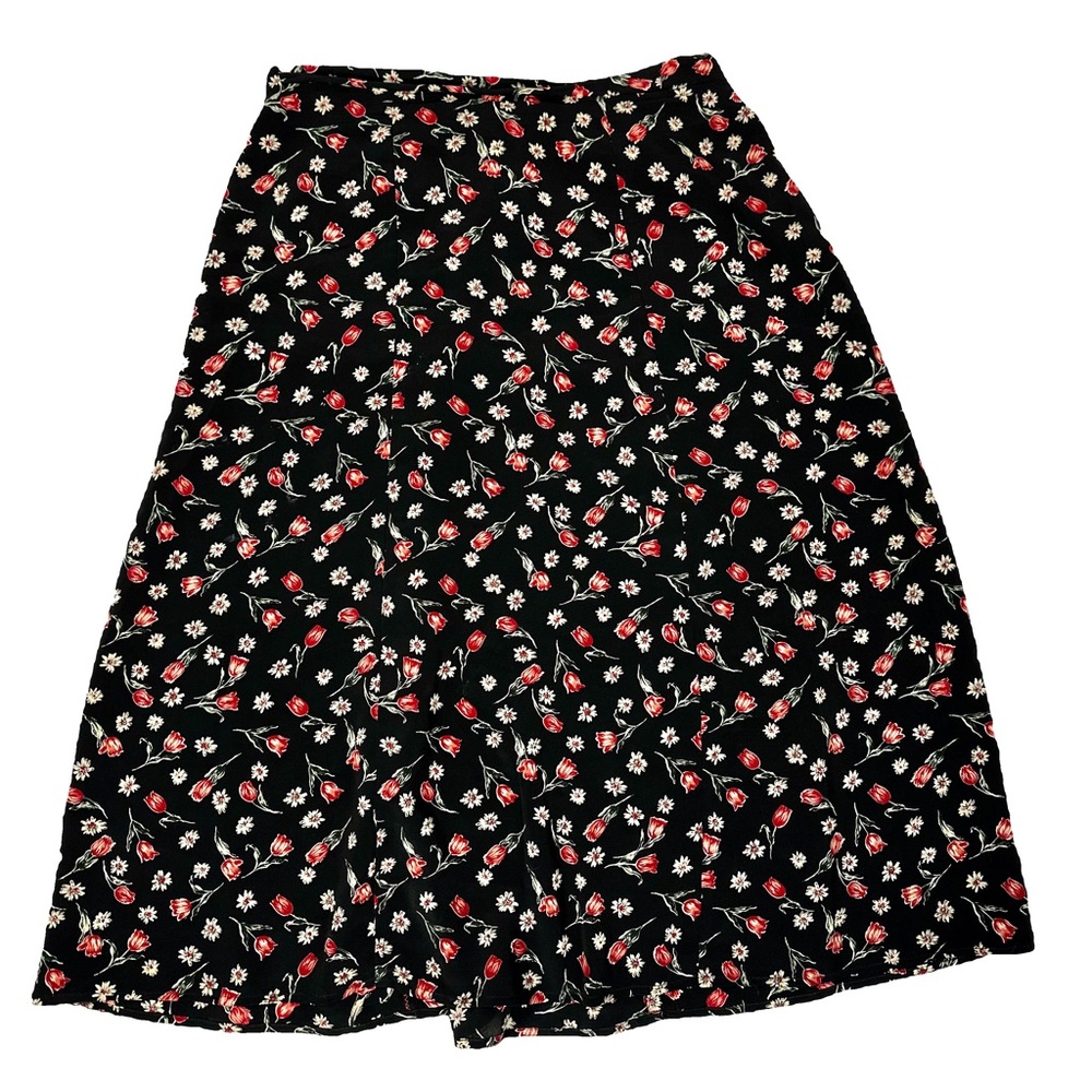 ❗️HANDMADE❗️Tulip Print Ankle Skirt